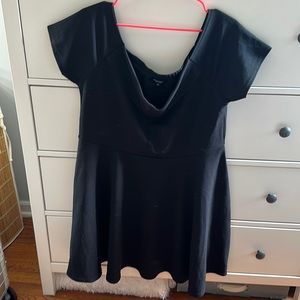 New Look Off the Shoulder Little Black Dress Sz XL (22UK)